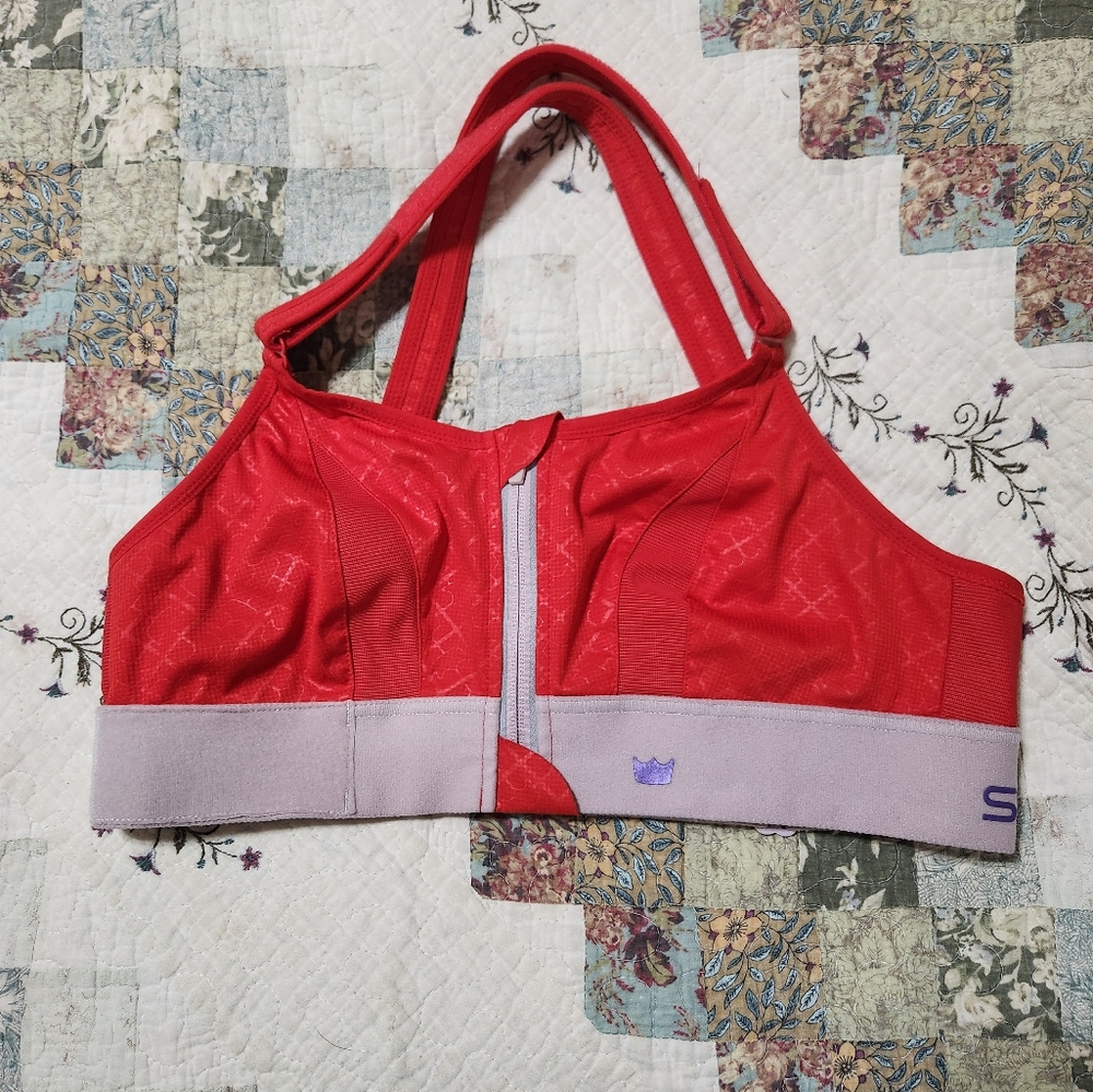 Medium SheFit high impact bra red